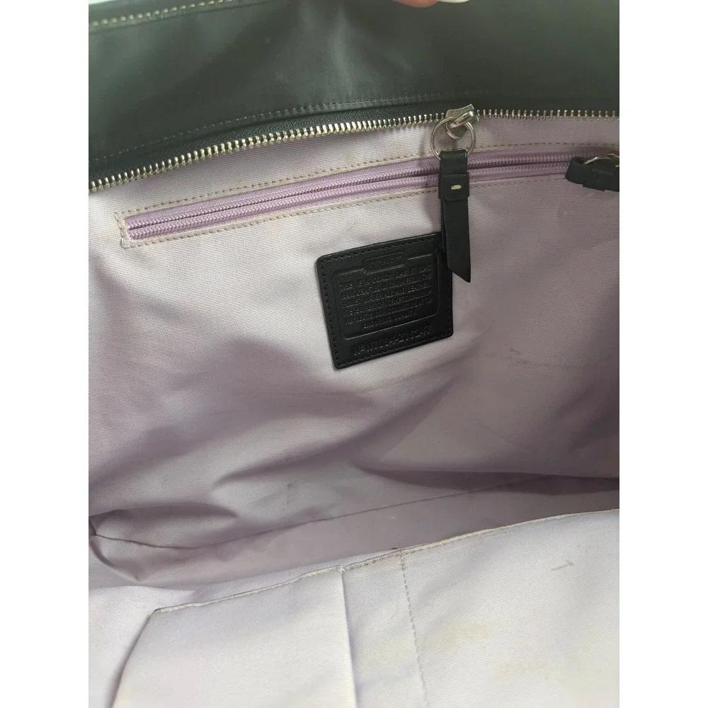 Coach Vintage Y2K Hamptons Weekend Nylon Black Shoulder Bag Purse